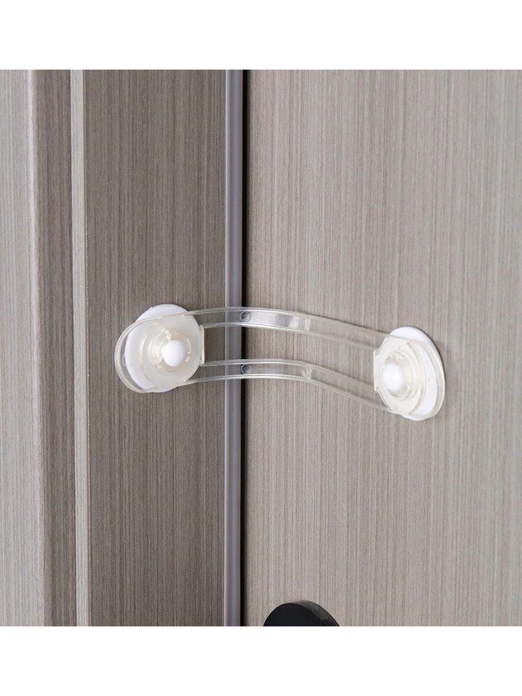 Description Picture 4 of itemNew Children's Multifunctional Safety Transparent Anti-Opening Soft Belt Safety Lock Baby Drawer Lock Refrigerator Lock