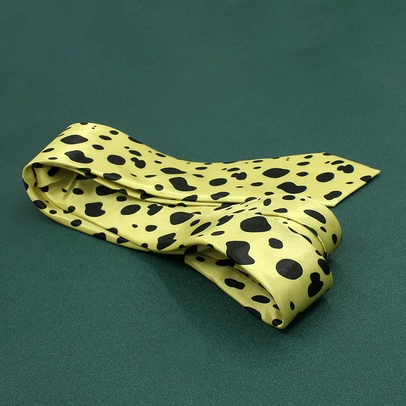 Anime Nanami Kento Yellow Neck Tie Cosplay Costumes Speckle Necktie Accessoies Party Prop Xmas Gifts