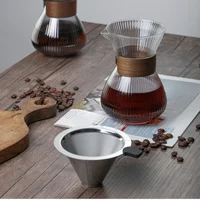 Hand Brewed Glass Coffee Sharing Pot Barista Tools Household Filter Coffee Pot Set Coffeeware Teaware Coffe Accessories 3