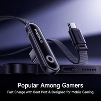 Baseus MVP3 Elbowed USB C Cable 100W For iPhone 17 16 15 Pro Max LED Type C Cable for Macbook pro Fast Charge Wire for Xiaomi - Image 2