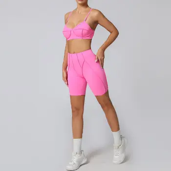 Alternative view of “Clover” Performance Sculpt Two-Piece Yoga Set