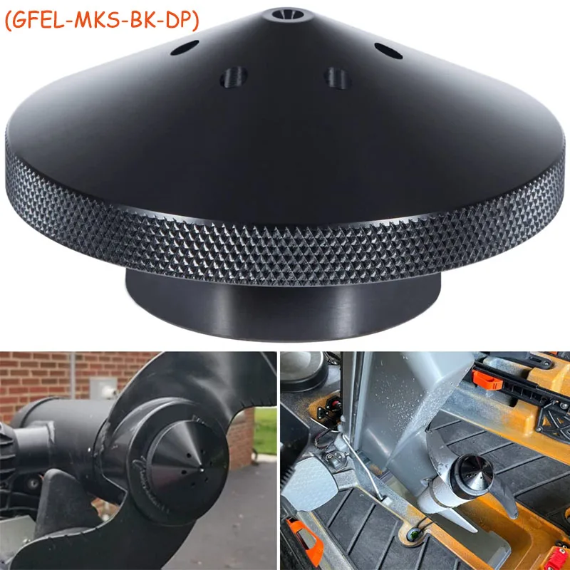 Nony Boat Accessories Eliminator Trolling Motor Prop Nut Alluminio Compatibile Con I Modelli Minnkota 35-70 Ib (Gfel-Mks-Bk-Dp)