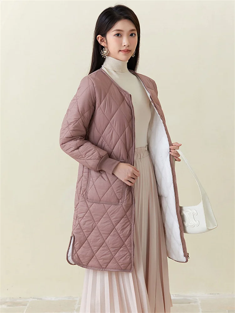 

Cotton Coat Plus Velvet Warmth Loose Parkas