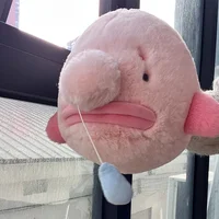 30cm Simulation Clownfish Runny Blobfish Plush Toy Cartoon Sea Ocean Animal Stuffed Toys Kids Baby Birthday Gift Bedroom Decor 1