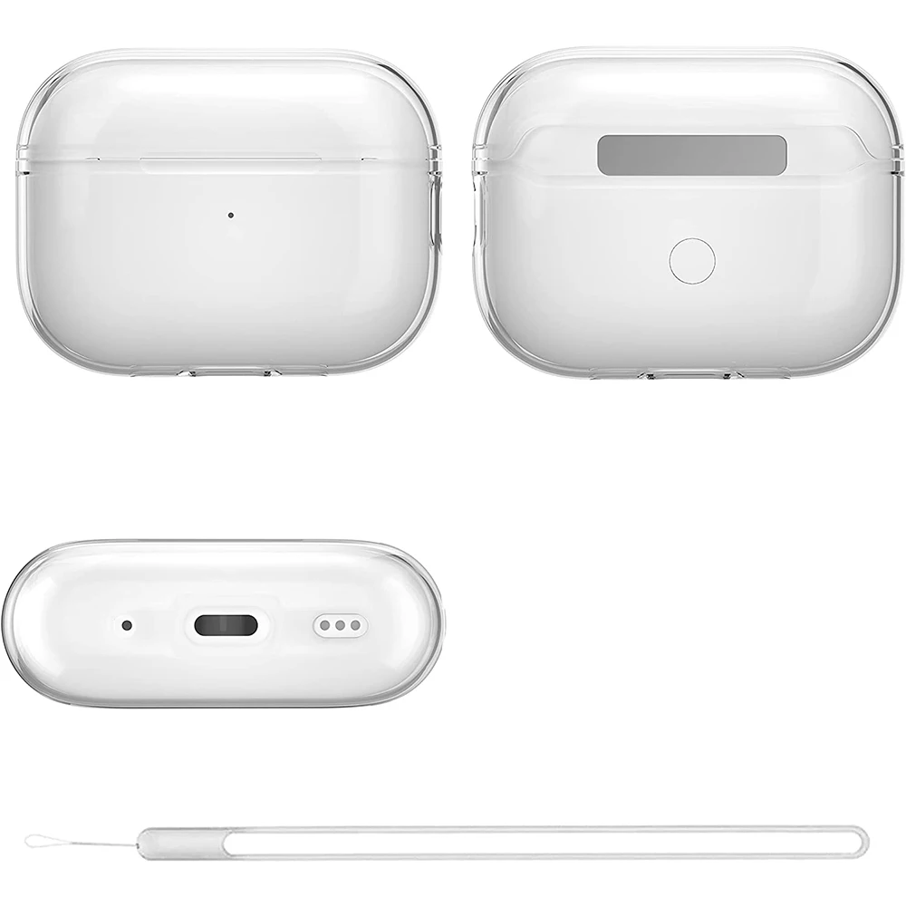 Hard Case Compatible with AirPods Pro 2 | AirPods Pro | AirPods 3 gen 2 1  Hook Plastic Shockproof Sh…See more Hard Case Compatible with AirPods Pro 2