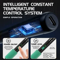 LF USB Soldering iron 8W 3-levels Adjust temperature Li battery charge soldering iron Welding Set DIY Home Repair solder set - Image 6