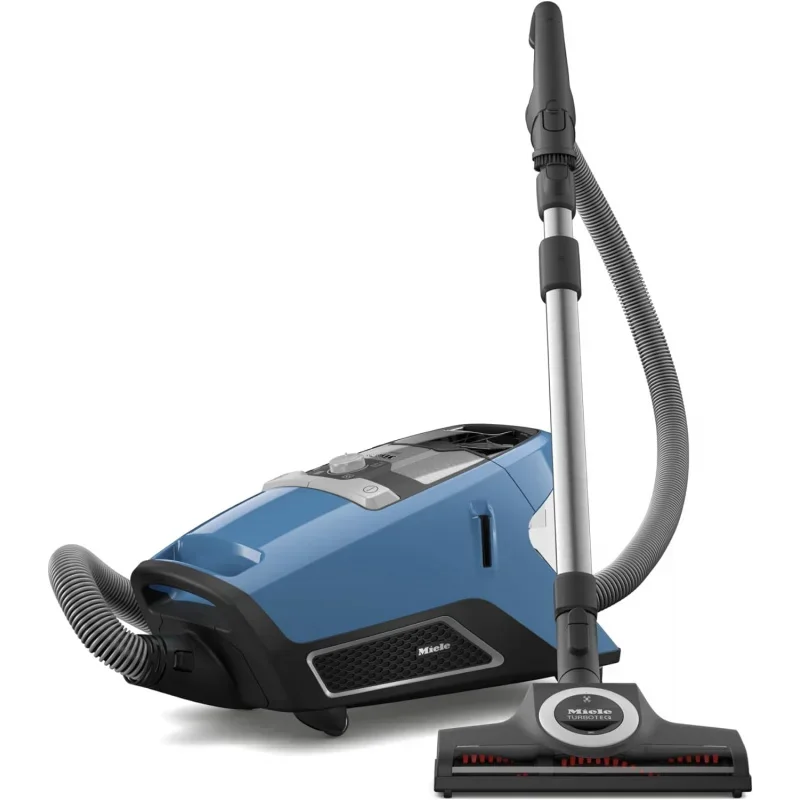 Miele Blizzard CX1 Turbo Team Bagless Canister Vacuum, Tech Blue-Portable, Household