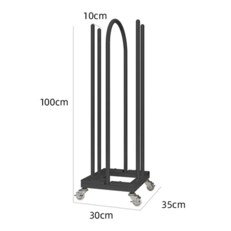 

Clothing store storage rack floor-to-ceiling storage holders & racks movable multi-layer hanger storage
