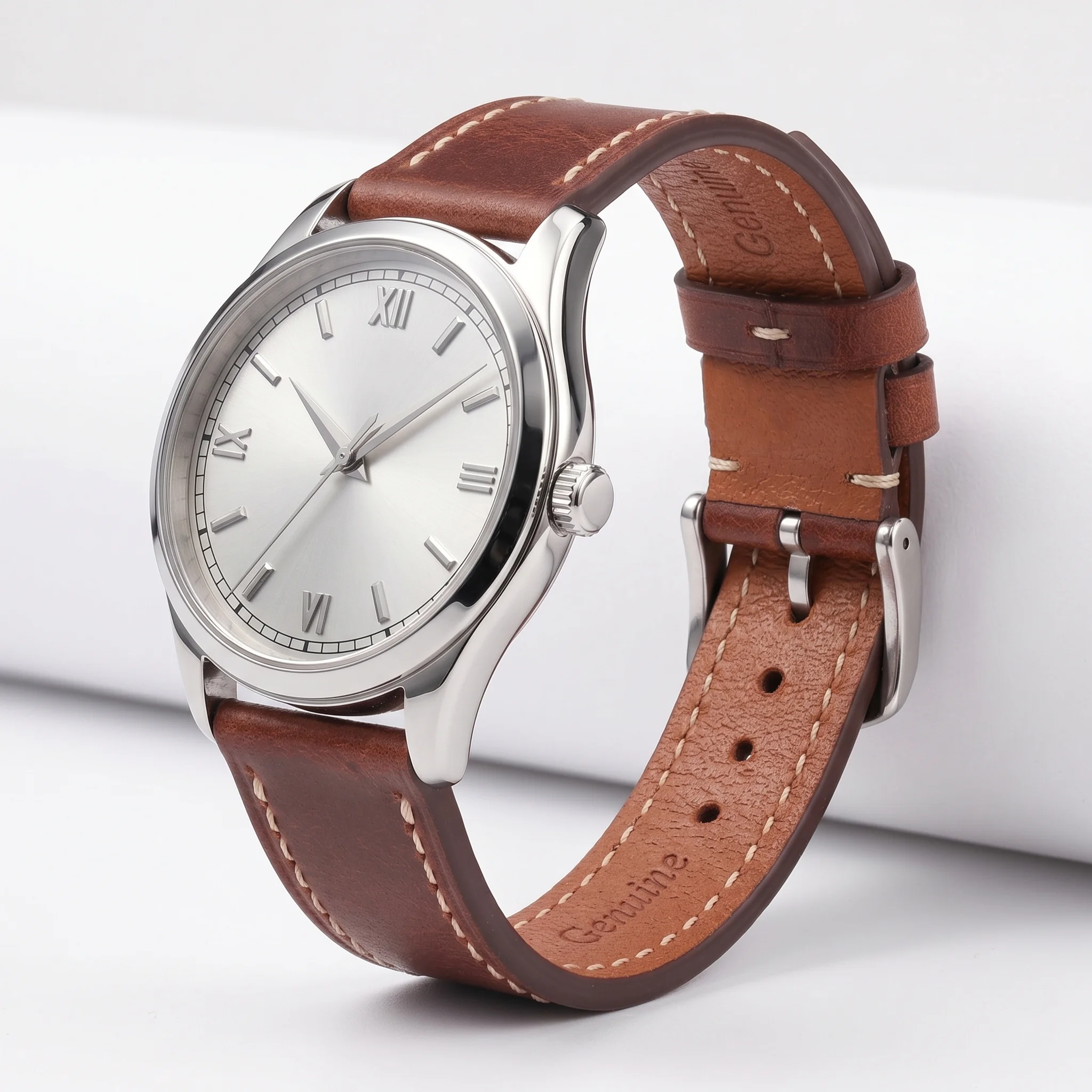 Vintage Top Grain Leather Quick Release Watchband - Soft Oil Wax Replacement Strap