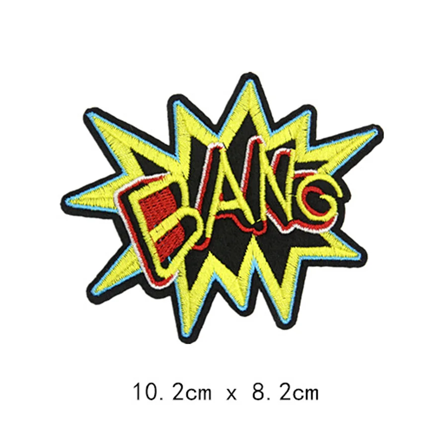 Gestickte Patches übertragen für Kleidungs rucksäcke Auf bügel stich Nähen Anwendung selbst klebende thermo klebende Brief applikation – Detail 11