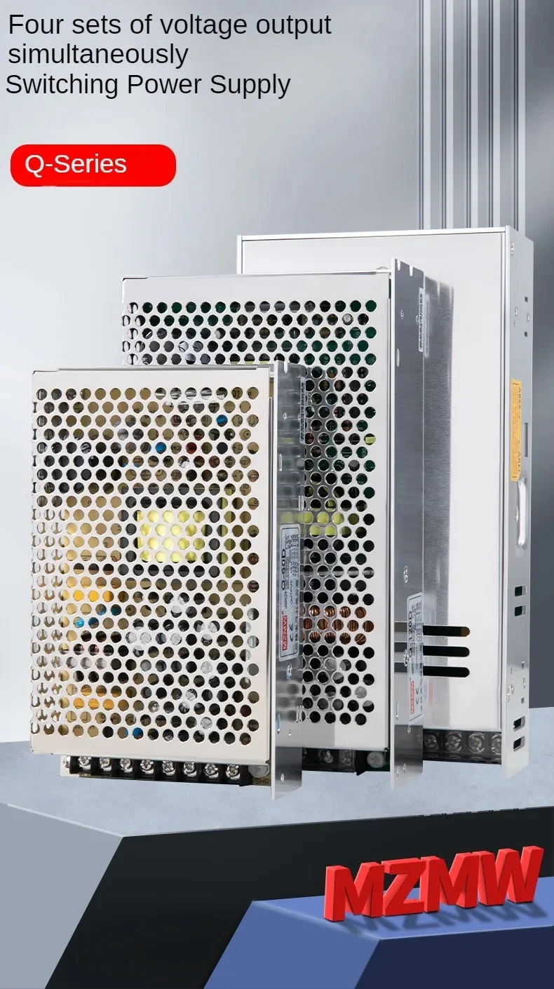 MZMW Quad Output Switching Power Supply 60W 120W 350W 500W AC/DC 5V 12V 24V -5V -12V Led Strip Driver Transformer Four Way SMPS