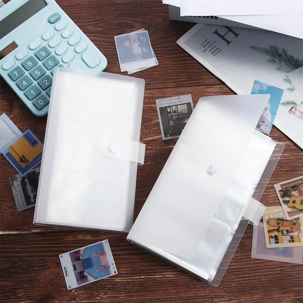 School Supplies Picture Frame Photo Card Book Name Card Picture Storage Case ID Holder Ticket Collection Book