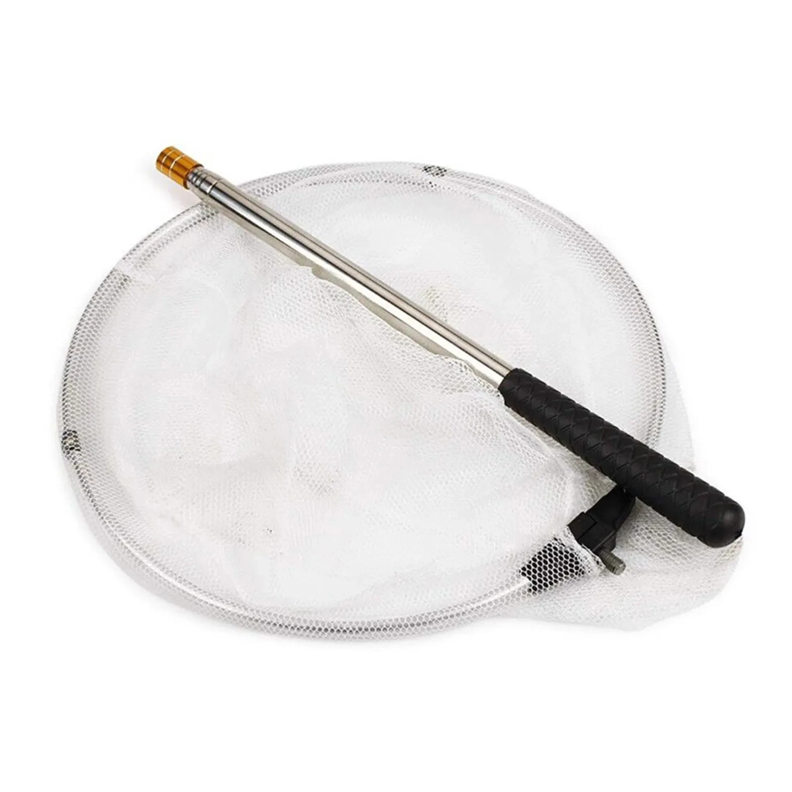 Stainless Steel Fast Folding Retractable Hand Nets for Catching Fish, Beach Dragonfly Butterfly Insect Net, fishing landing net,fishing net