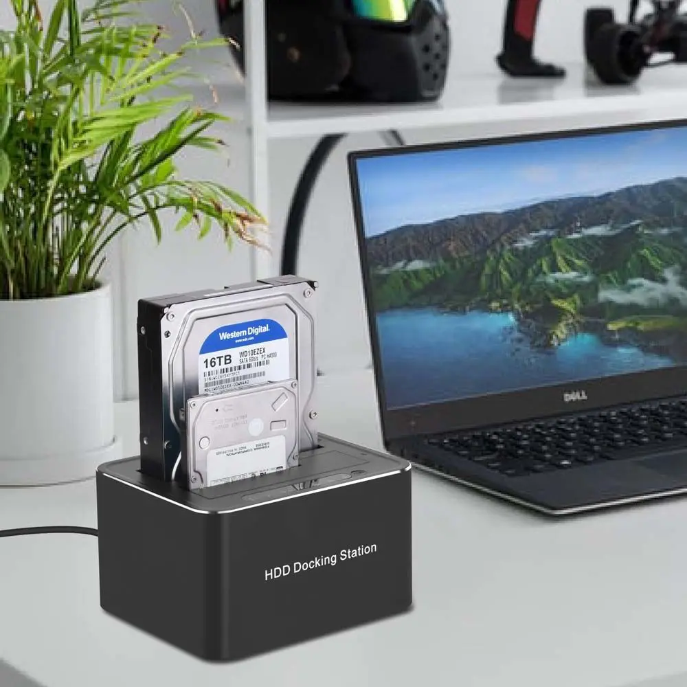 

HDD Enclosure Harddisk Box HDD Dock HDD Docking Station SATA Hard Drive Docking Station USB 3.0 to Dual Bay Hard Drives Station