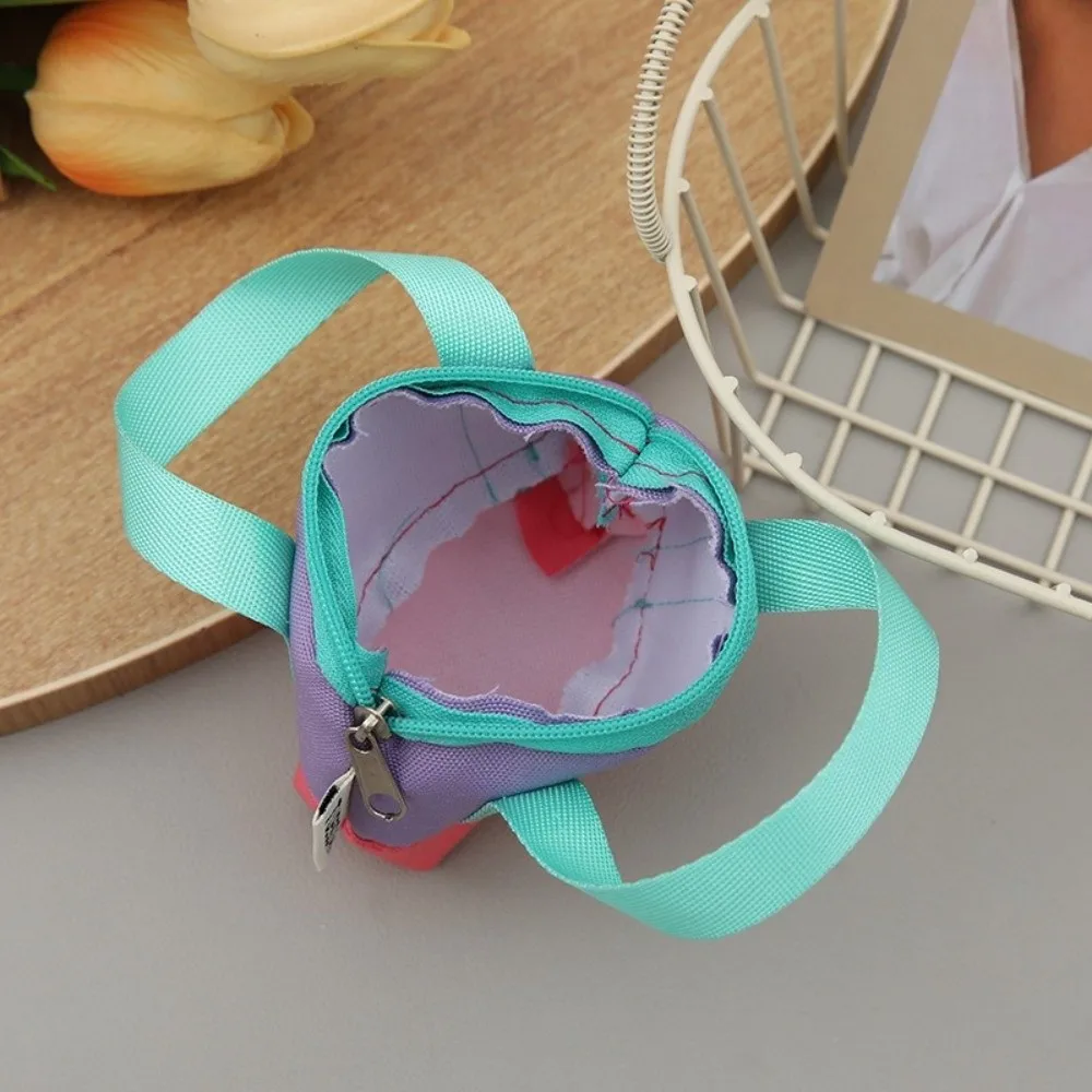 Mini Dopaamin Rosa Handtasche Kopfhörer Fall Aufbewahrungsbox Datenkabel Schutzhülle Organizer Münze Kartenhalter Modisch – Detail 3