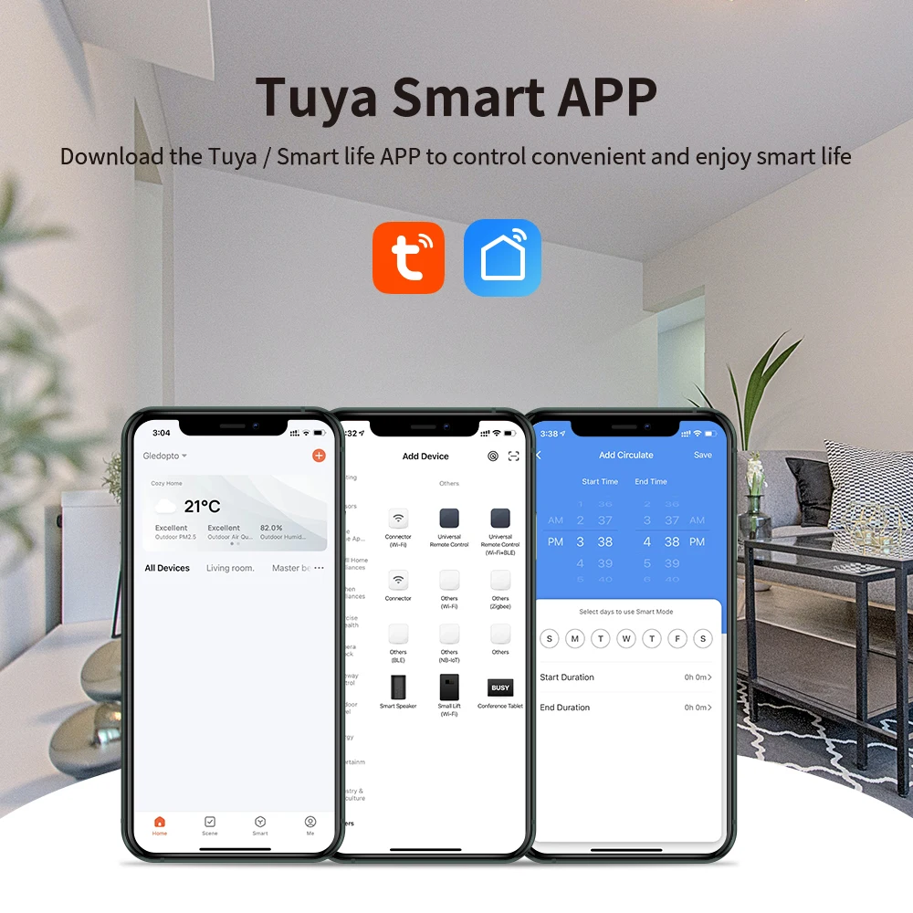 Wifi Gledopto Din Rail Stroomonderbreker Vermogensmeter Energiemonitor Tuya Smart Life App Controle Stroomweergave Bescherming Tegen Overbelasting