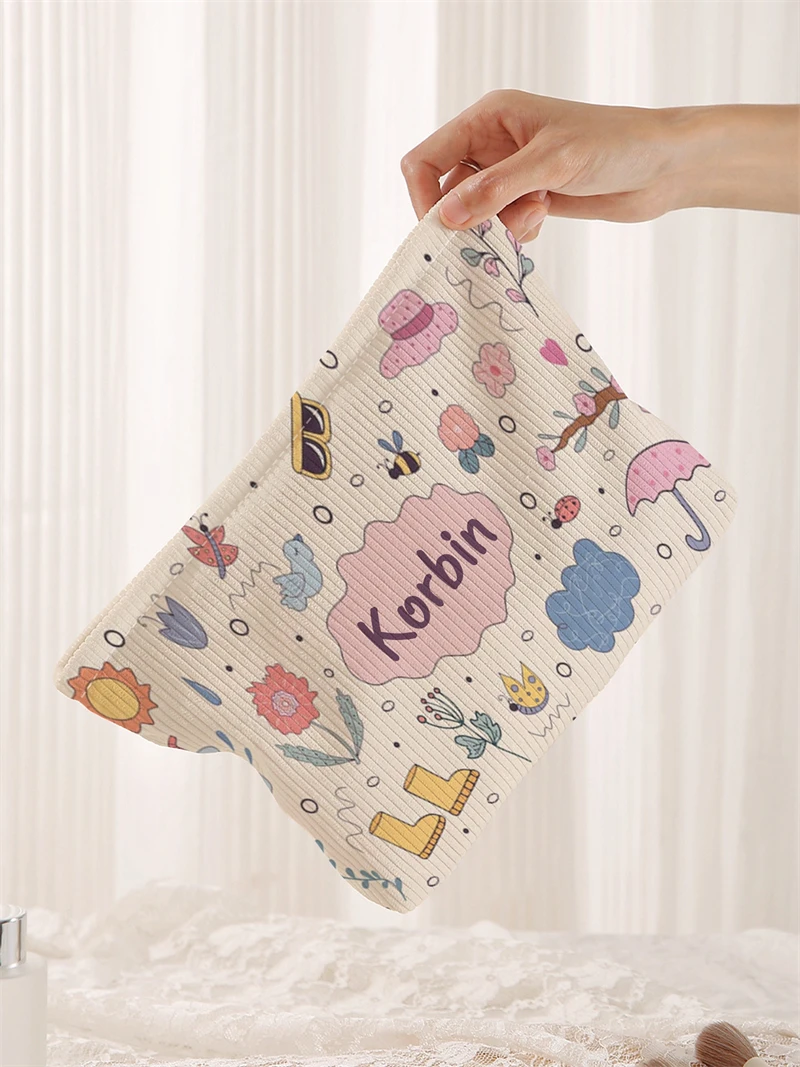 New women's makeup bag, customized photo makeup bag, zipper makeup bag, can be customized according to your unique design