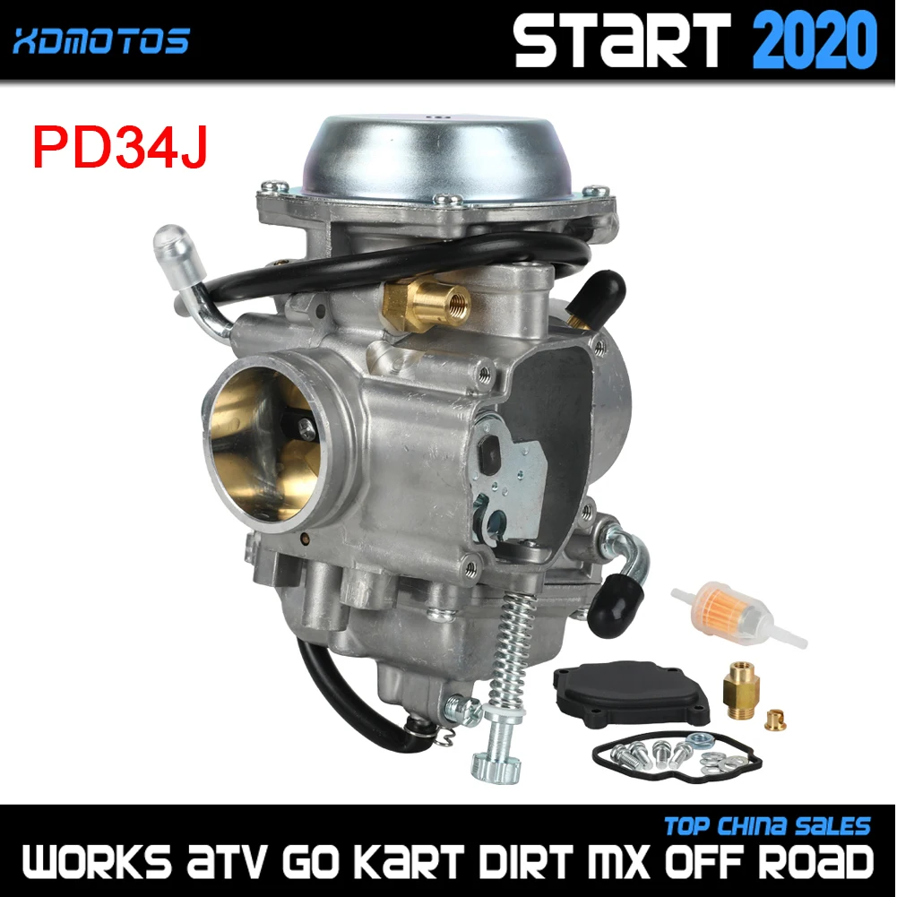 Карбюратор PD34J 34 мм для Polaris Sportsman 300 335 400 450 500 600 700 MV7 4x4 ATV Quad UTV вездеход запчасти