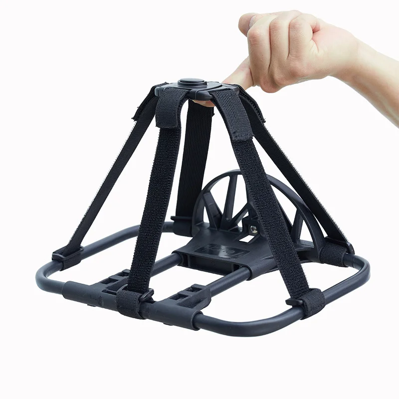 Folding Front Rack Bicycle Backpack Carrier Elasticated Fixing Straps ...