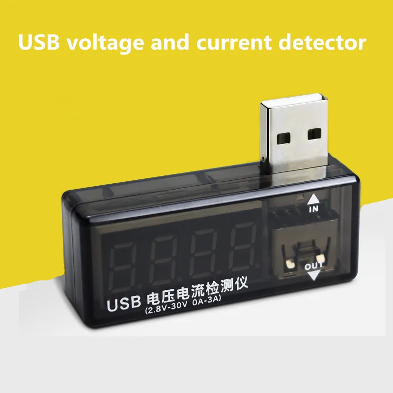 

OSS S102 USB Charger Current and Voltage Detector Digital Display Tester with Double-sided USB Jack Support QC 4.0