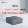 Beelink EQR5 Ryzen 5 5650U  Mini PC DDR4 16GB 500GB PCle3.0 NVMe SSD Super Quiet 85W PSU Wifi6 BT5.2 Mini Office Computer 1