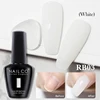 NailCo 15ml Rubber Base And Top Coat Gel Nail Polish Transparent Pink Building Gel Primer Gel Polish  Nail Art Ongle Varnish 4
