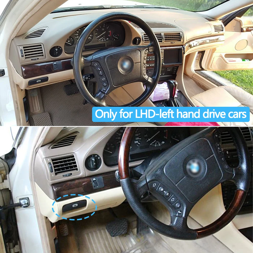 LHD Car Parking Brake Release Handle For BMW 7 Series E38 1993-2001 740il 750il 51458150465