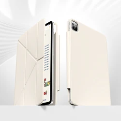 ZOYU Magnetic Detachable Y - Shaped Folding Cover for iPad 10 10.9 2022 (White)
