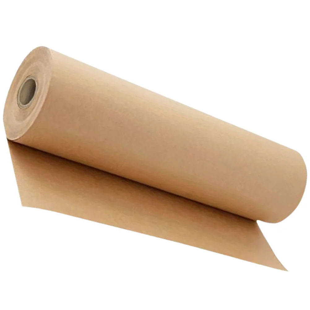 1 Roll of Wrapping Paper Craft Paper Brown Kraft Paper Roll DIY Crafts Making Paper images - 6