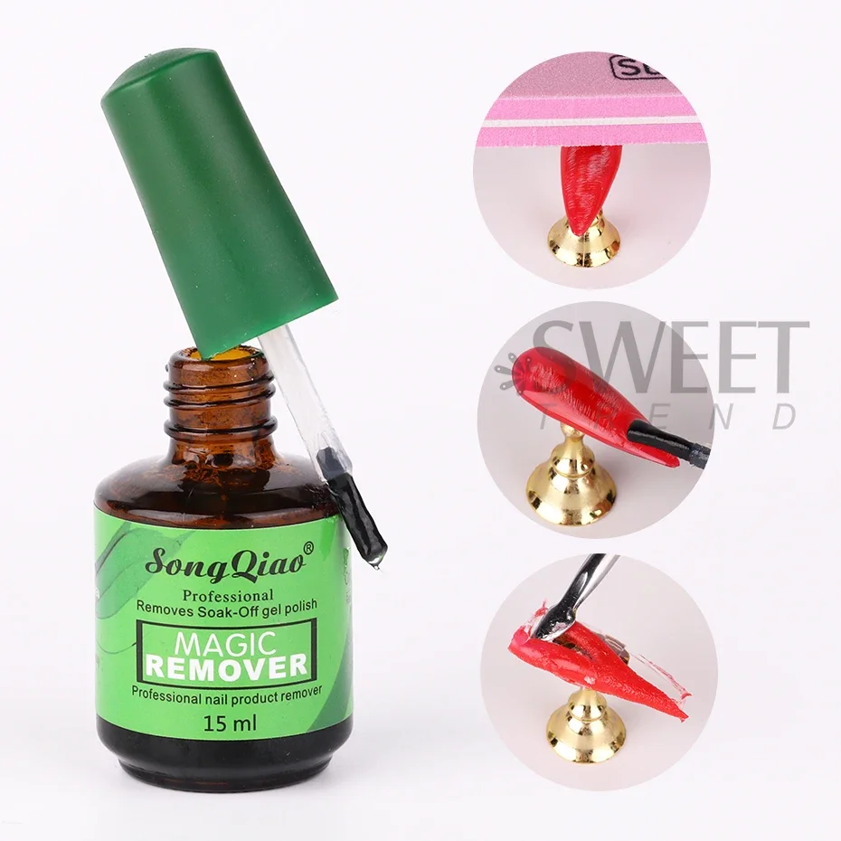 15ml Magic Remover Nail Gel Polish Remover UV Gel Polish Fast Remove Semi Permanent Varnish Polish Manicure Tools Nail Supplies