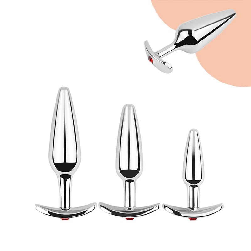 Metall Anal Perlen Butt Plug Set Kleine Große Tragbare Ass Analplug Schmuck Dilatator Dildo Prostata-massagegerät Sex Zu_voghion.com