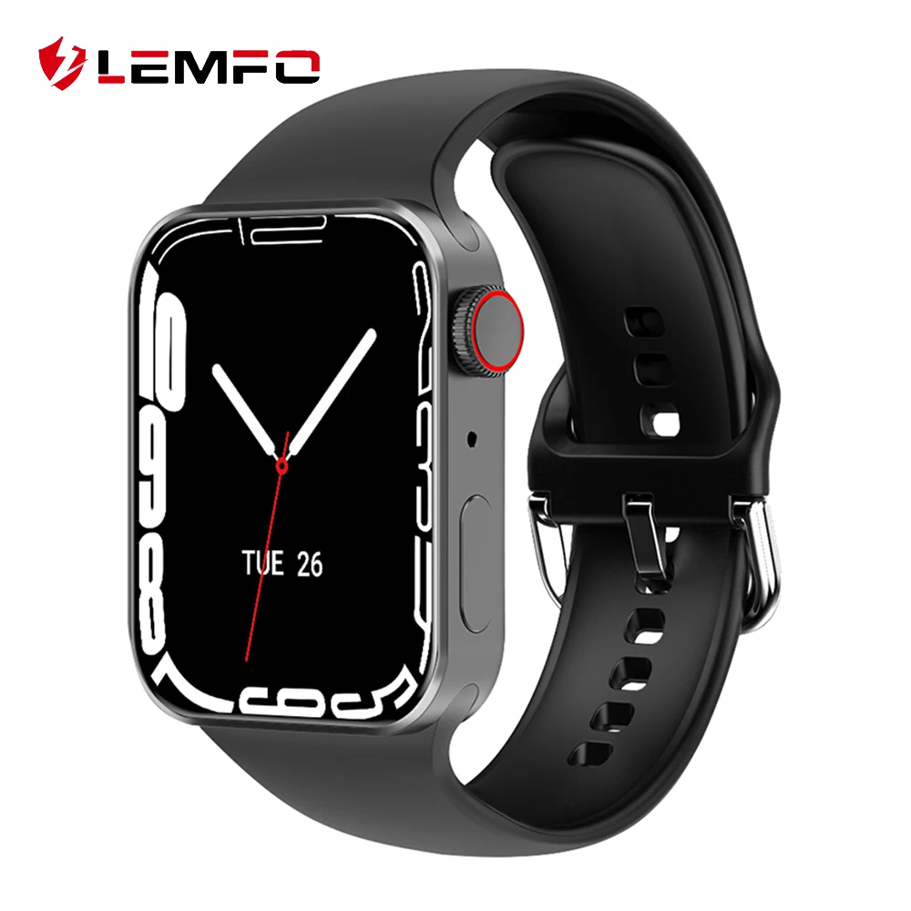 LEMFO Smart Watch Series 8 NFC Smartwatch 2022 Bluetooth Call Мужчины Женщины Беспроводная зарядка 2