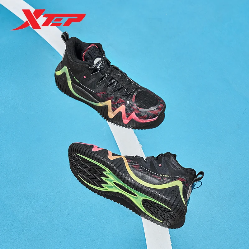 Xtep Basketball Shoes For Men 2024 Autumn Support Sports Shoes Stronger Propulsive Force  Comfortable Sneakers 876319120009