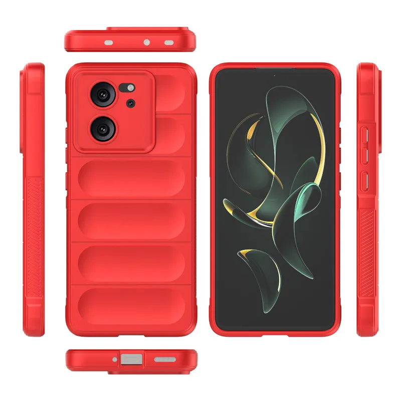 CENHUFO Beschermhoes voor Xiaomi 13 5G, schokbestendig, met displaybescherming, 360 graden beschermd, telefoon, dubbelzijdige bumper, transparant, draagbaar, integrale beschermhoes voor Xiaomi Mi 13