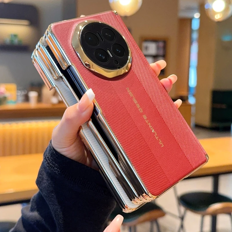 Electroplated Texture Foldable Shockproof & Fingerprint-Resistant Phone Case