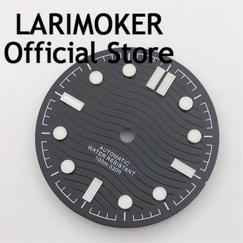 31mm black/ watch dial fit NH35 NH36 ETA 2836 2824 Miyota 8205/8215/821A Mingzhu DG2813/3804 movement