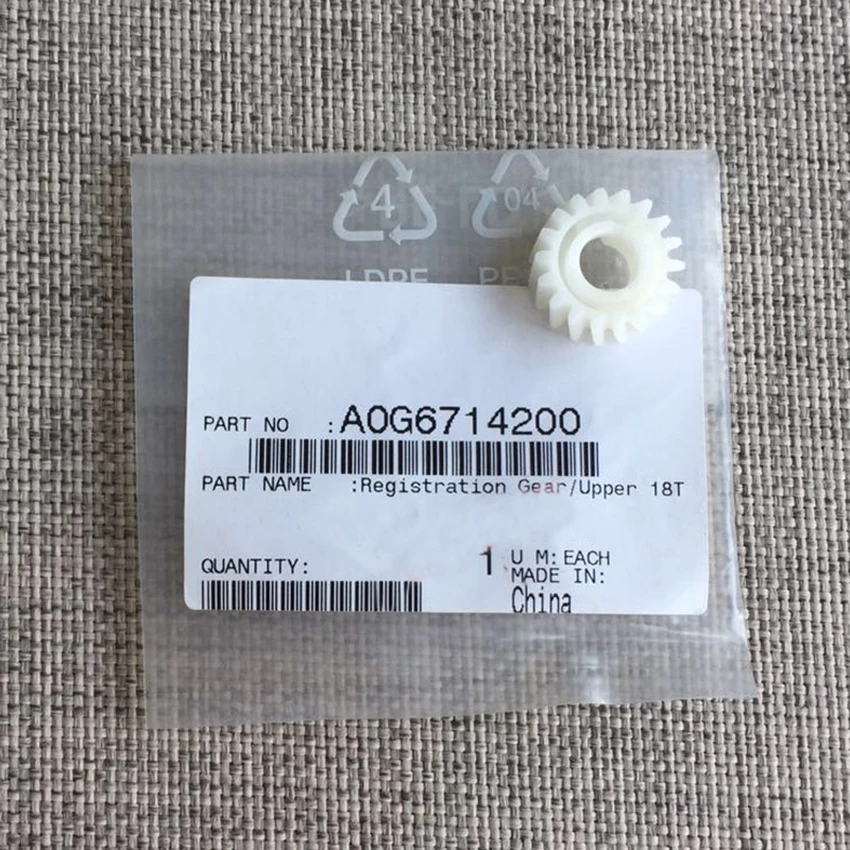 A0G6714200 Upper Registration Gear 18T for Konica Minolta Pro 1051 1200 1052 1250 |