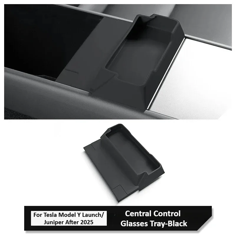 Für Tesla Model Y/YL Juniper 2025-26 Silikon-Armlehnen-Aufbewahrungsbox Mittelkonsole Brillenfach Organizer Auto-Zubehör – Detail 7