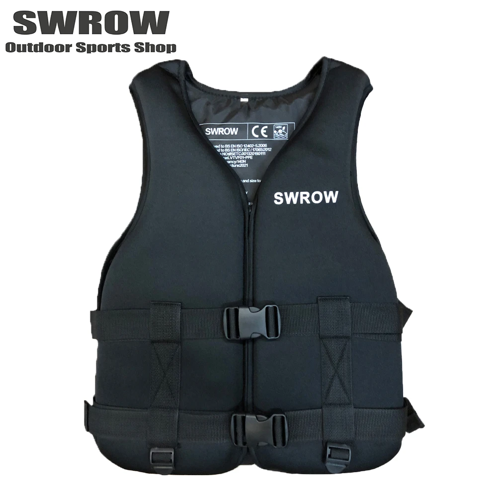 Outdoor Lifejacket Adult and Children's Neoprene Swimming Vest Portable Water Sports Floating Kayak Fishing Safety Lifejacket