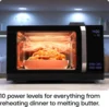 MicroCrisp Countertop Microwave Oven and Convection Oven, with Integrated Crisper, Guided Touchscreen Interface, 10 Powe 4