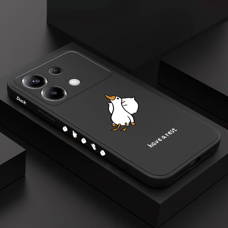 Lying Duck Silicone Phone Case - Cute and Durable Protection