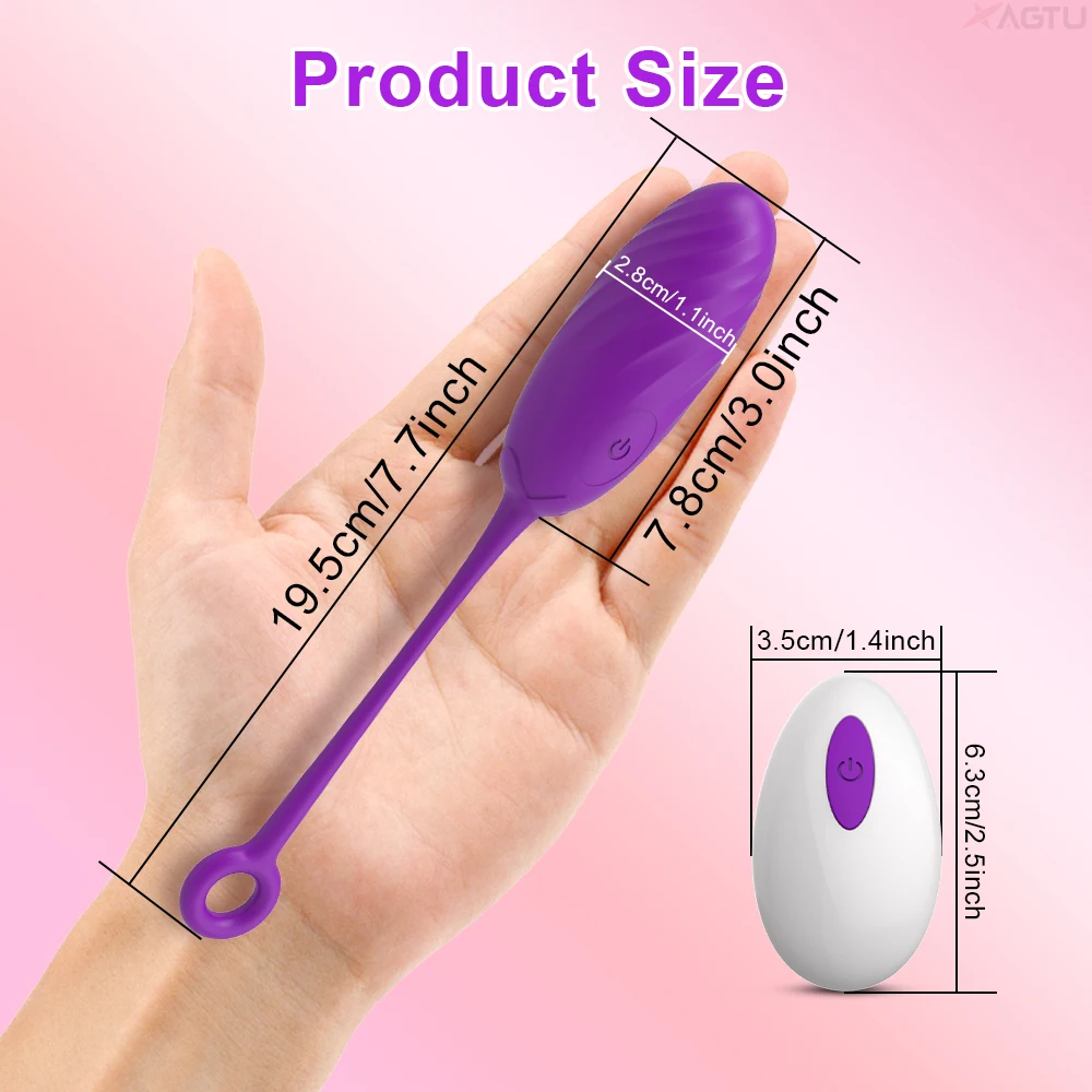 Wireless Vibrator Egg Remote Control G-Spot Clitoris Simulator Massage Vibrating Love Eggs Sex Toys Adult Goods_voghion.com