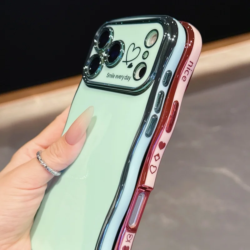Electroplated Love Heart Case 4