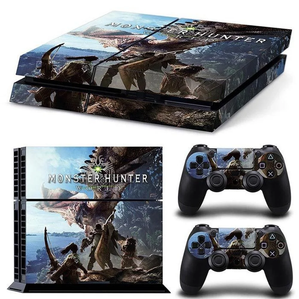 Per Ps4 Monster Hunter Rise Pvc Skin Adesivo In Vinile Decal Cover Console Controller Dualsense Adesivo Protettivo Antipolvere