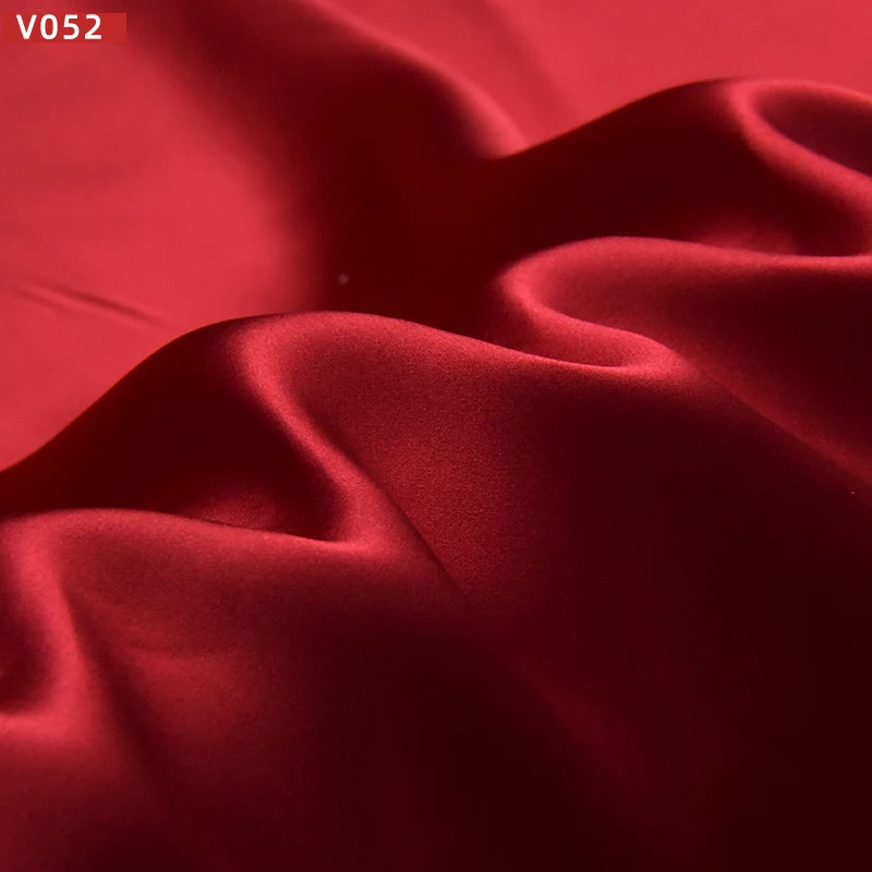 Sewing Fabric 100% silk satin fabric Soft Glossy Double Sided Material for Sleepwear Robes