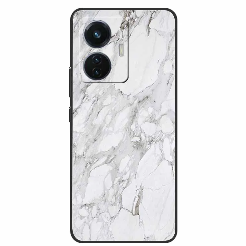 Elegant Marble Soft Silicone TPU Back Case - Shockproof Phone Cover