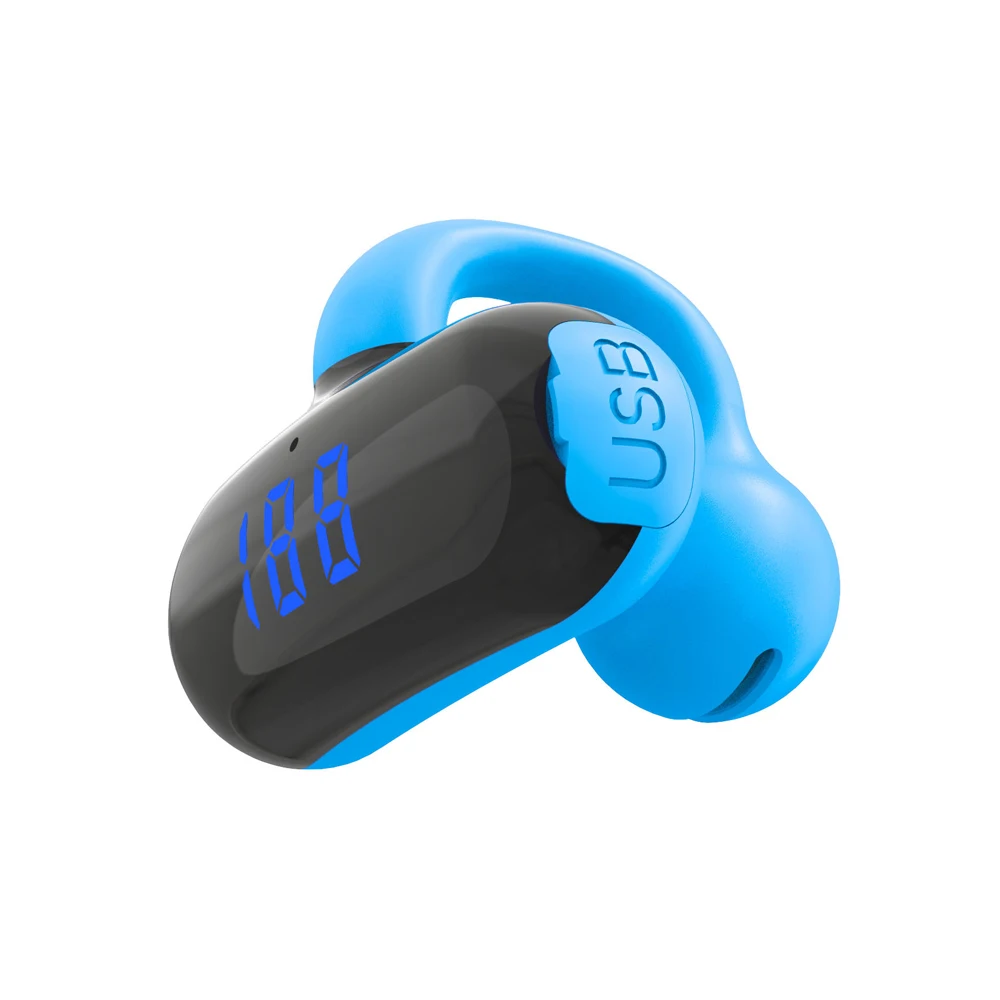 F20 골전도 이어폰, 긴 대기 시간, 무선 오픈 헤드셋, Bluetooth-compatible5.3 헤드폰, 스포츠 MP3 이어버드, 88 시간