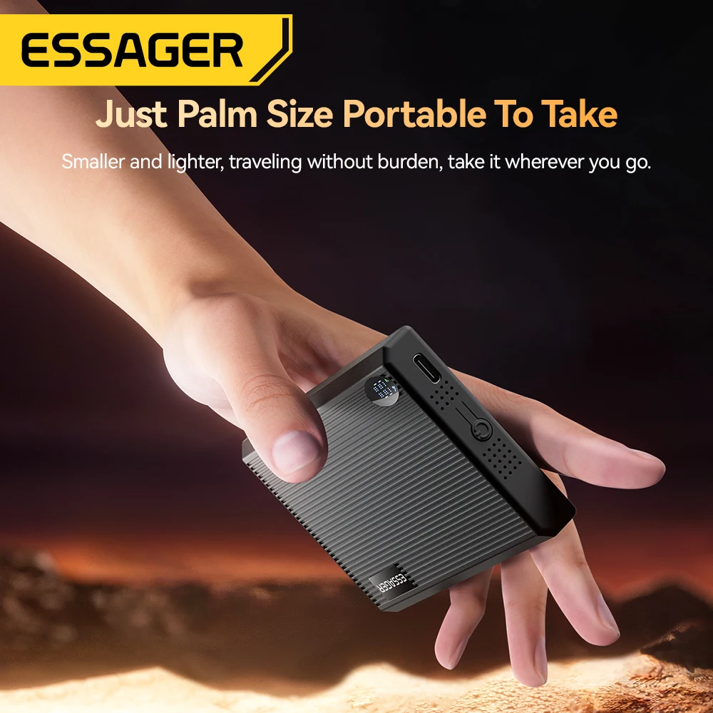 Essager Thin Wireless Power Bank Magnetic 20W 10000mAh Portable Fast Charging External Battery for Magsafe For iPhone16 15 14 13 5