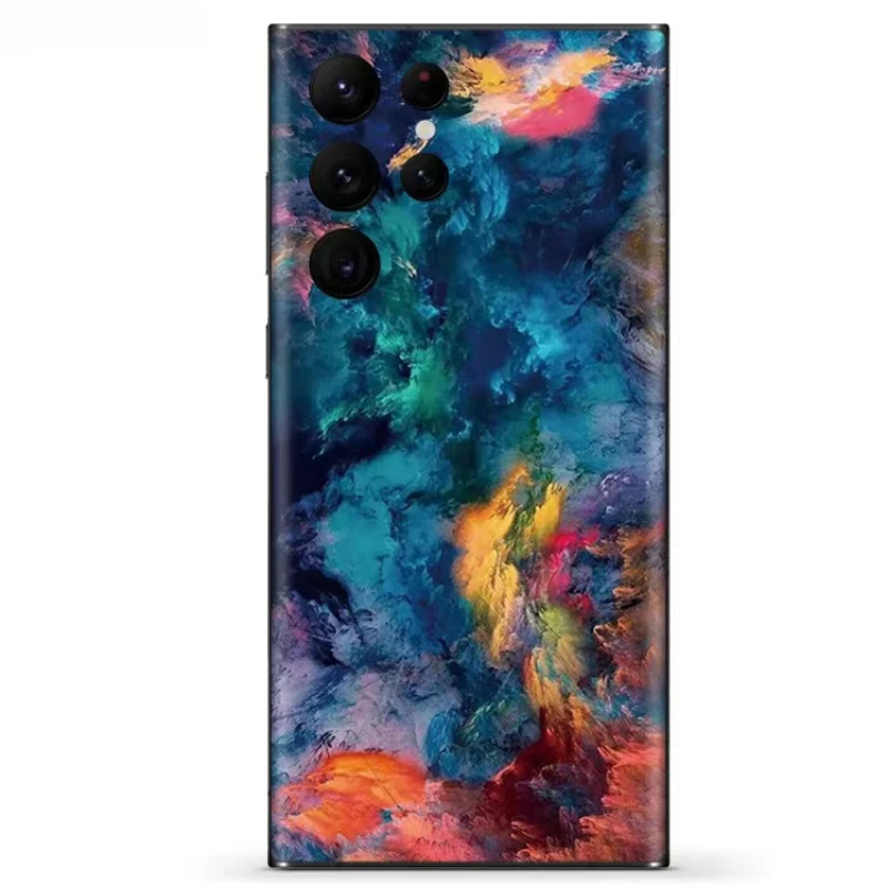 

Dropshipping New! Colorful Matte Wrap Skin Film For Samsung S22 S21 S20 S23 Plus + Ultra Back Protector Cover Case Stickers