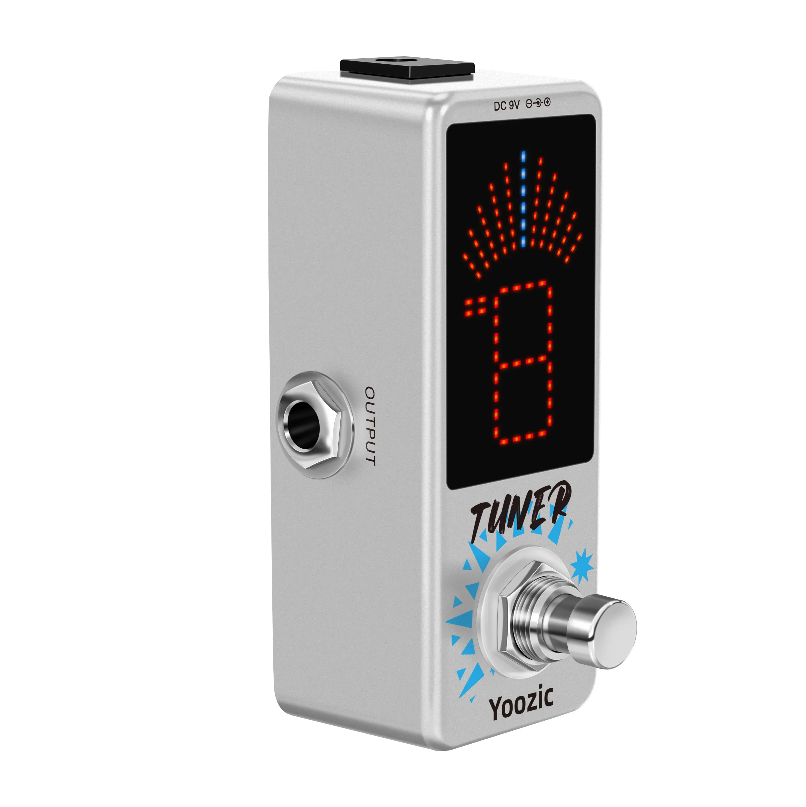 Yoozic Guitar Tuning Pedal Chromatic Guitar Tuning High Precision Pitch Indicator For Guitar Bass True Bypass LT-910